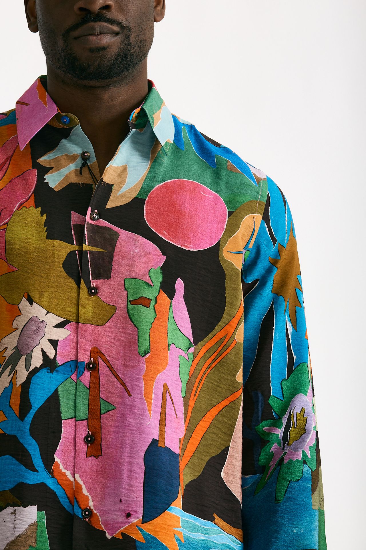 Camicia in viscosa Fantasia multicolor uomo Paul smith - 5