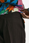Pantalone in lino prugna uomo Paul smith - 6