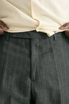 Pantalone in lana e lino Grigio gessato uomo Paul smith - 7