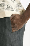 Pantalone in lana e lino Grigio gessato uomo Paul smith - 6