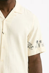Camicia in viscosa e lino panna uomo Paul smith - 5