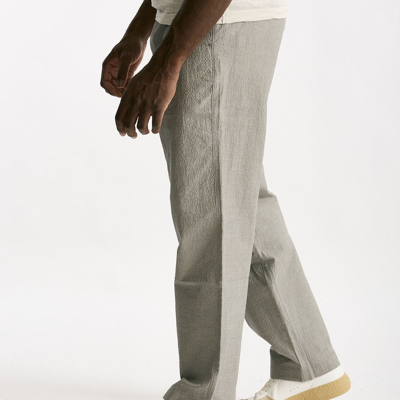 Pantalone in cotone stretch grigio uomo Paul smith - 8