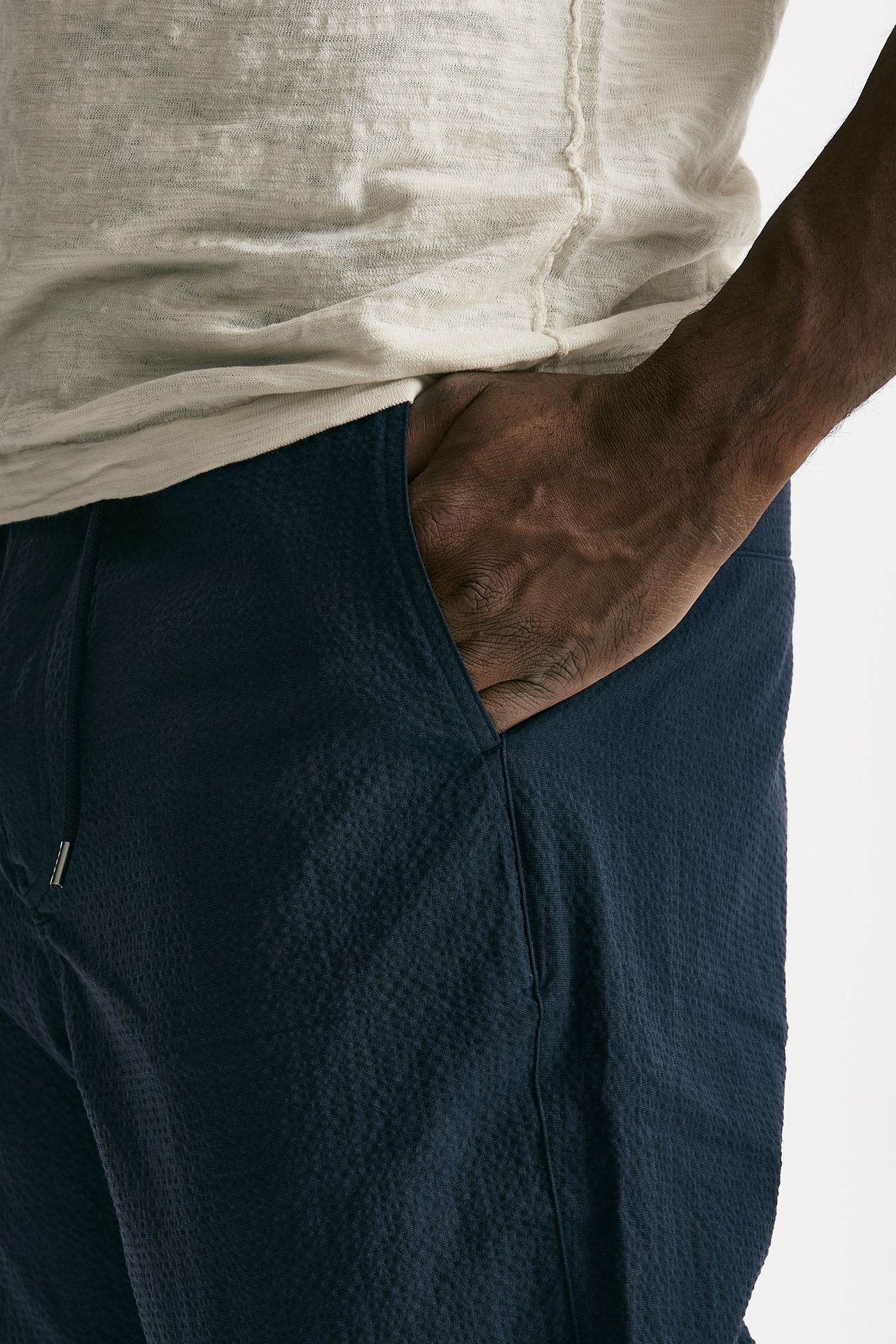 Pantalone in cotone stretch blu uomo Paul smith - 6