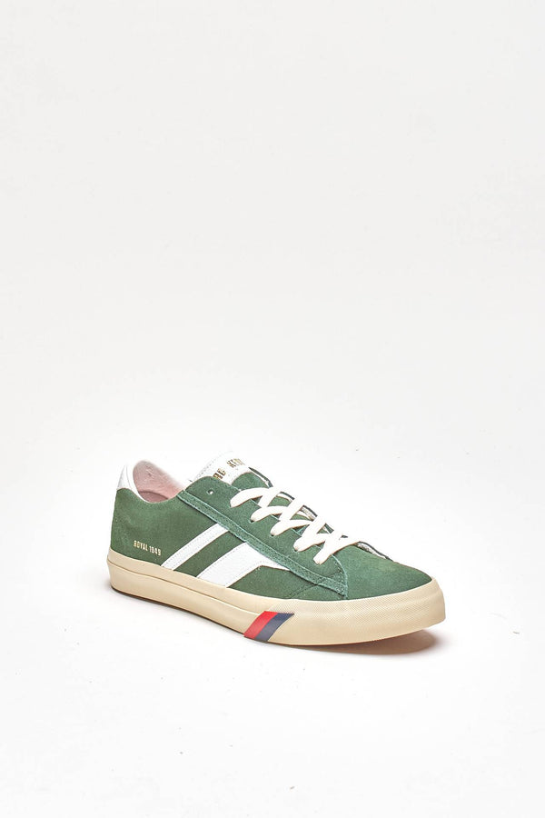 Sneakers ROYAL CLASSIC in pelle verde uomo Pro keds