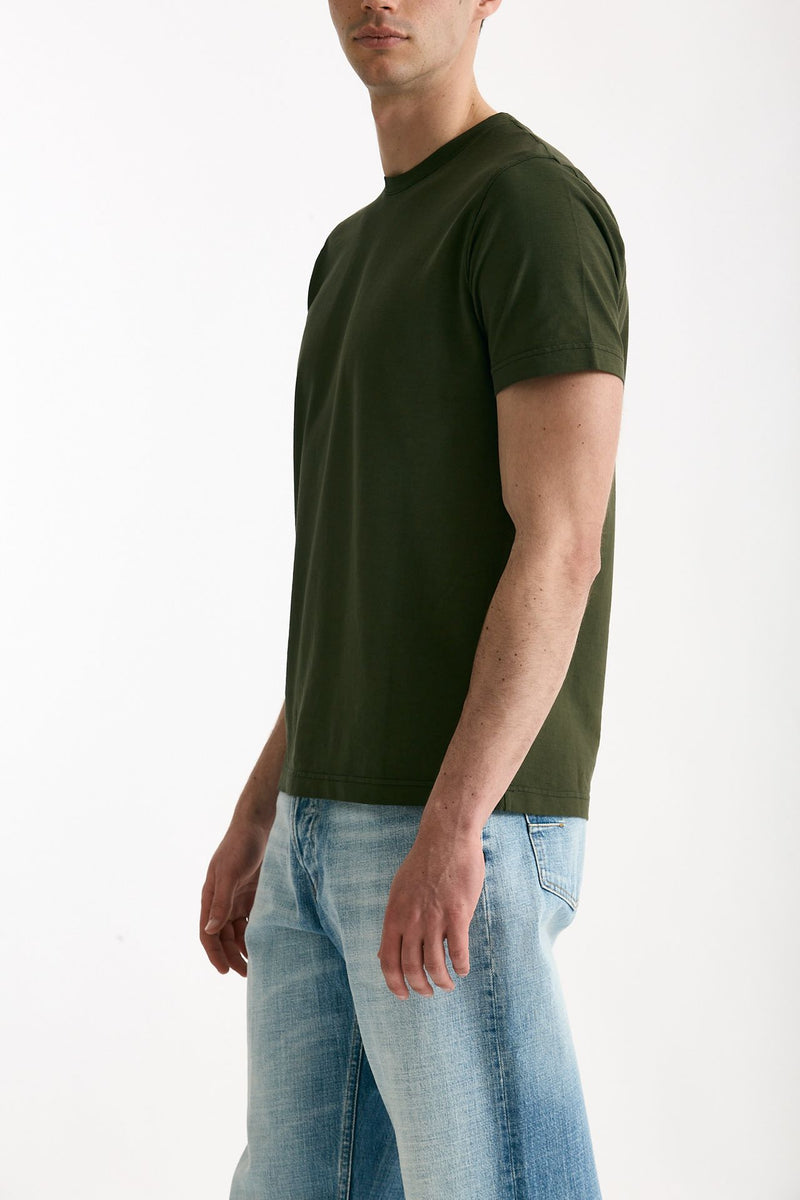 T shirt in cotone verdone uomo ( p - s ) - 4