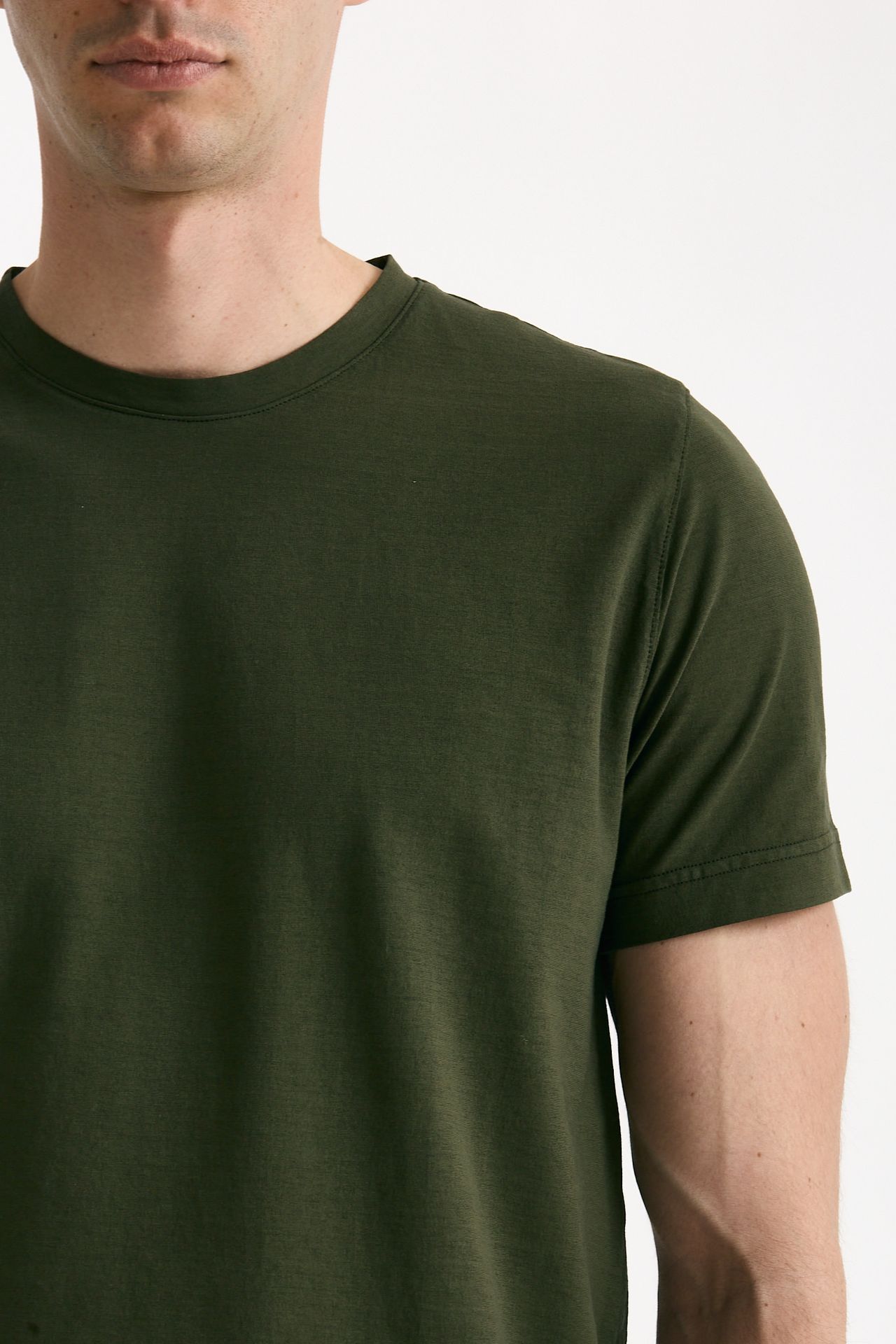 T shirt in cotone verdone uomo ( p - s ) - 5