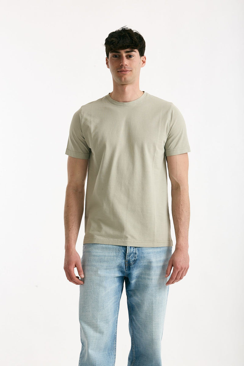 T shirt in cotone beige uomo ( p - s ) - 2