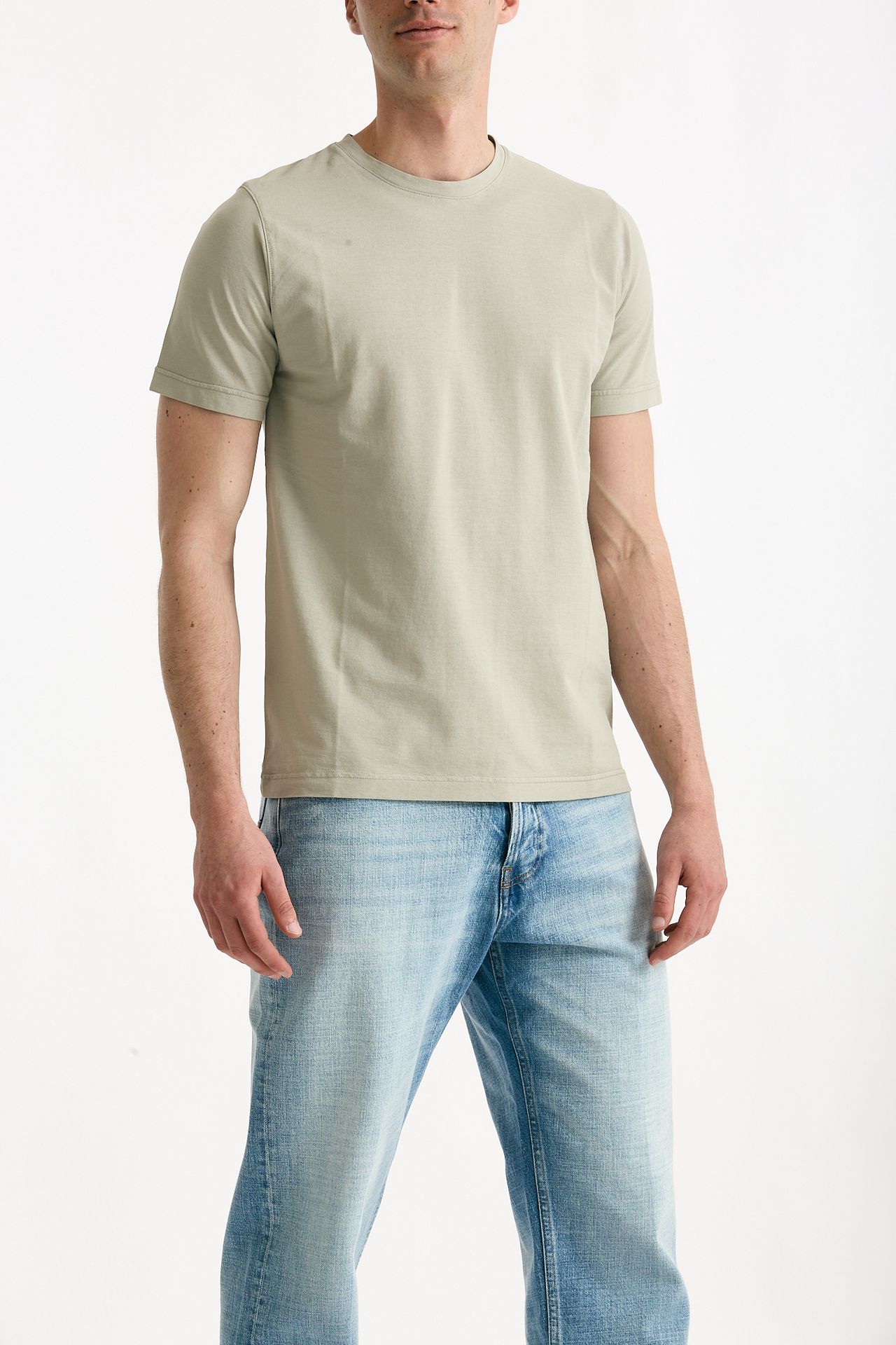 T shirt in cotone beige uomo ( p - s ) - 3