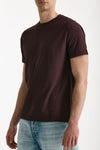 T-shirt in cotone melanzana uomo ( p - s ) - 2