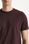 T-shirt in cotone melanzana uomo ( p - s ) - 5