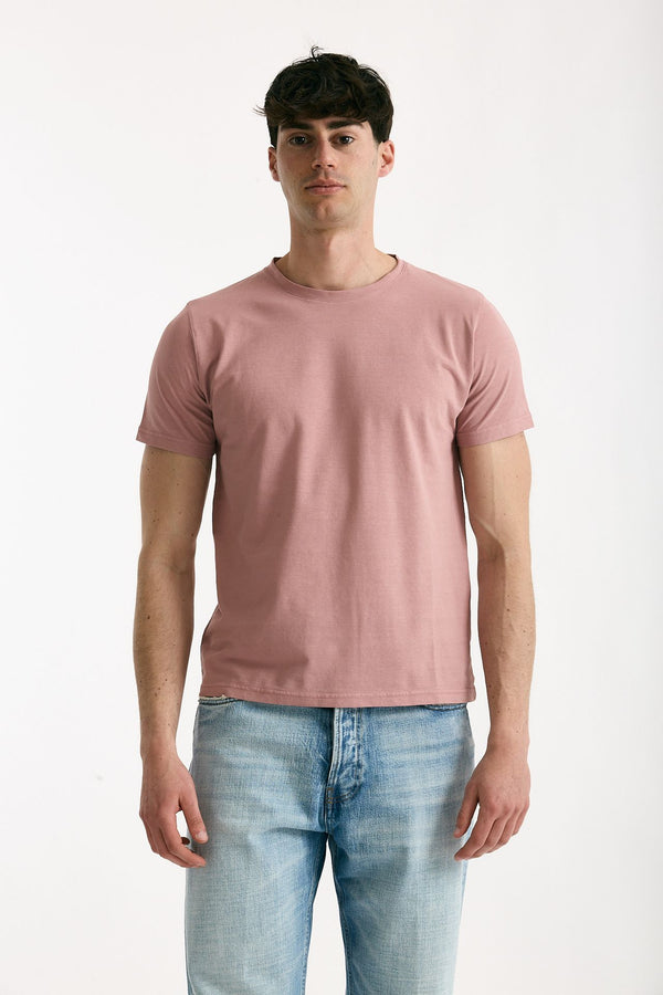 T-shirt in cotone rosa uomo ( p - s )