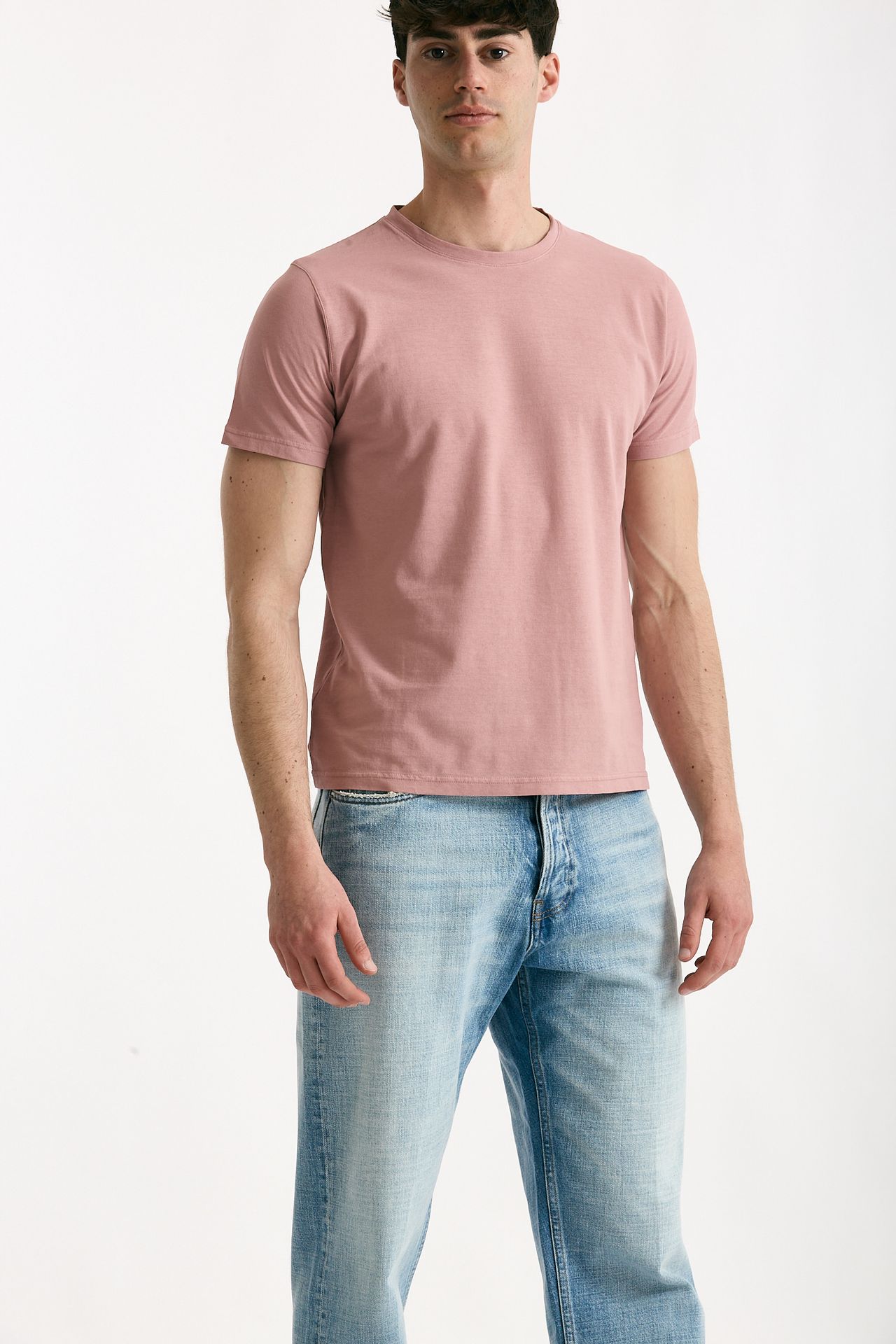 T-shirt in cotone rosa uomo ( p - s ) - 2