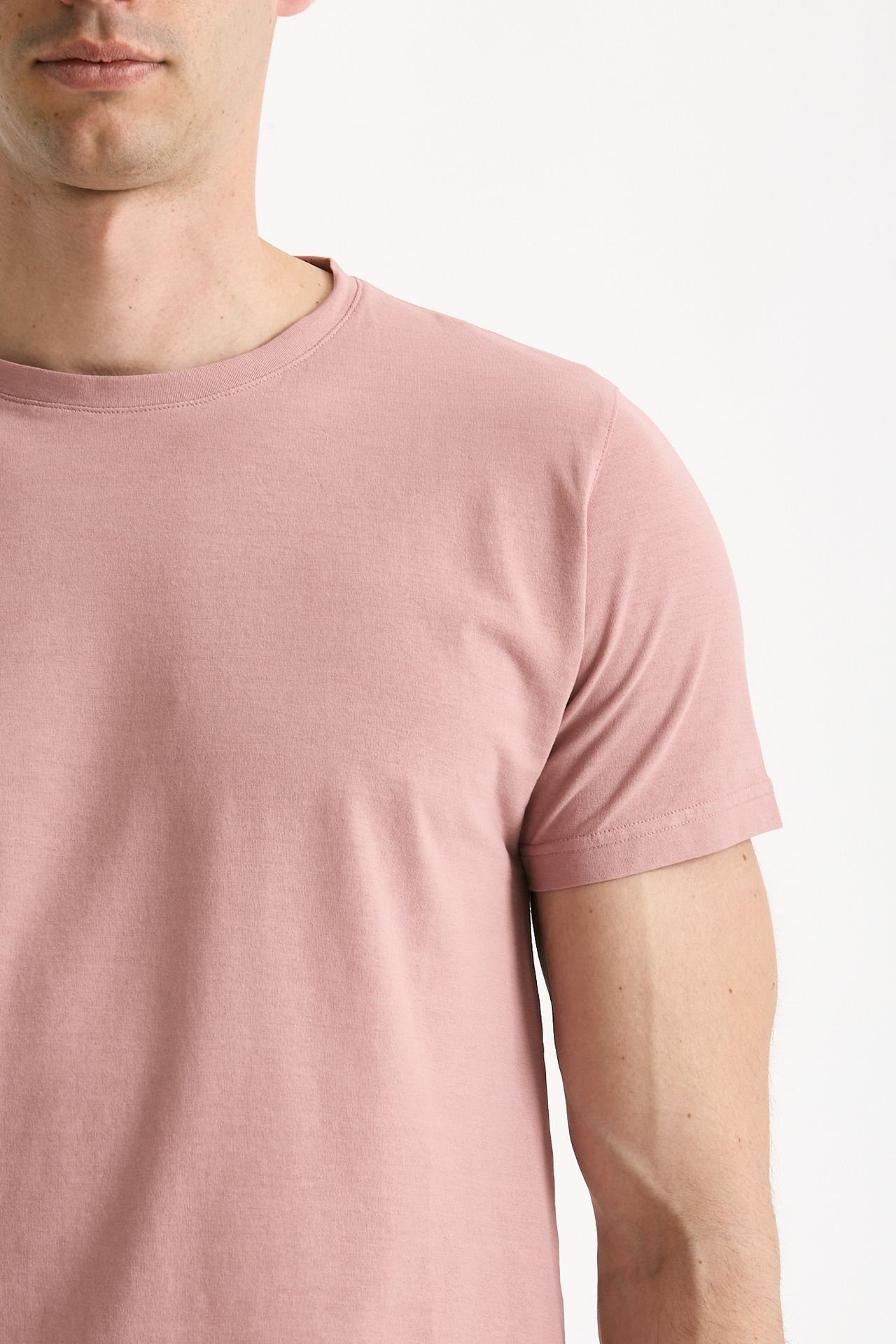 T-shirt in cotone rosa uomo ( p - s ) - 5