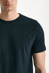 T-shirt in cotone blu uomo ( p - s ) - 5