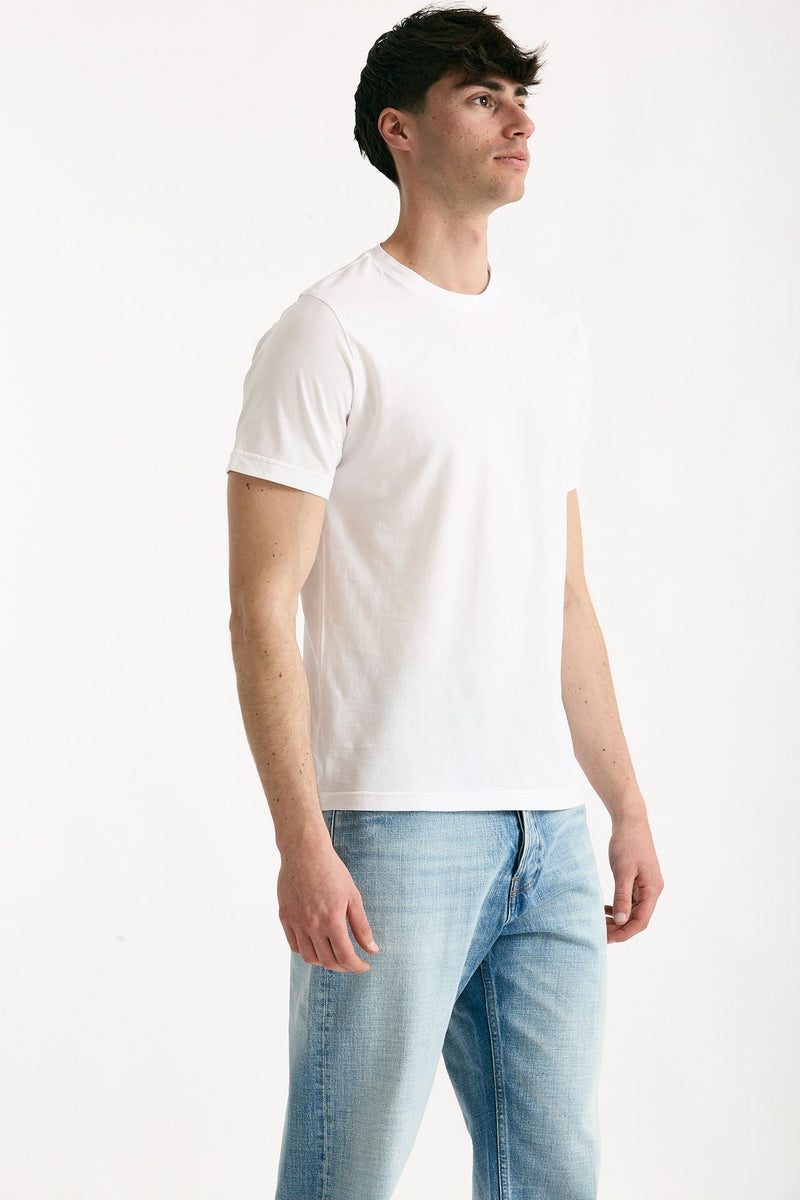 T-shirt in cotone bianco uomo ( p - s ) - 2