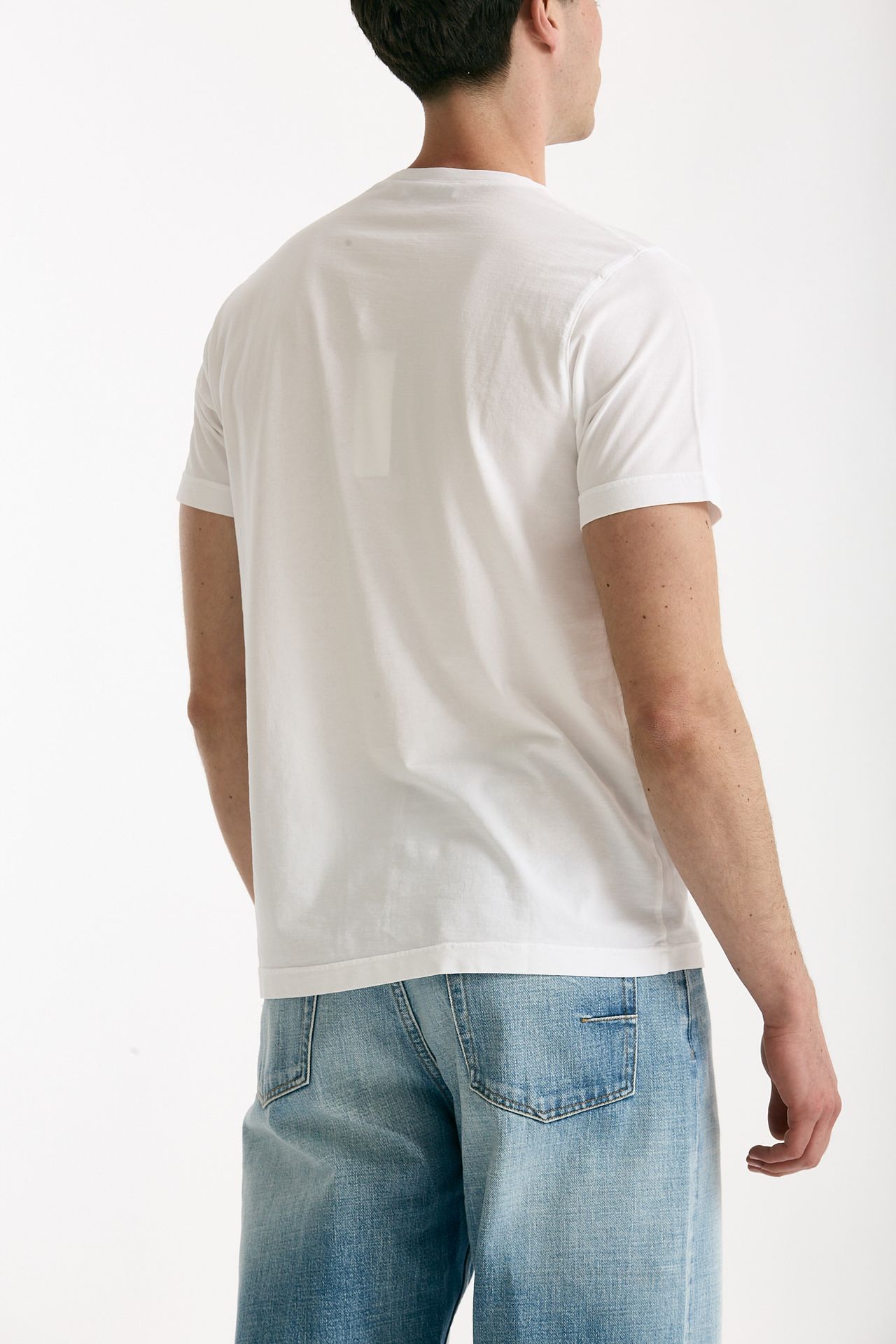 T-shirt in cotone bianco uomo ( p - s ) - 3