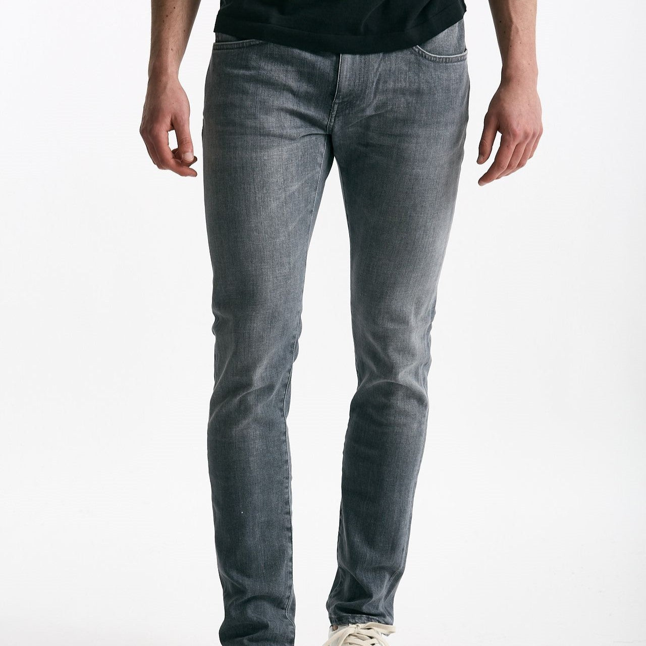 Jeans SWING stone washed grigio uomo Pt torino - 8
