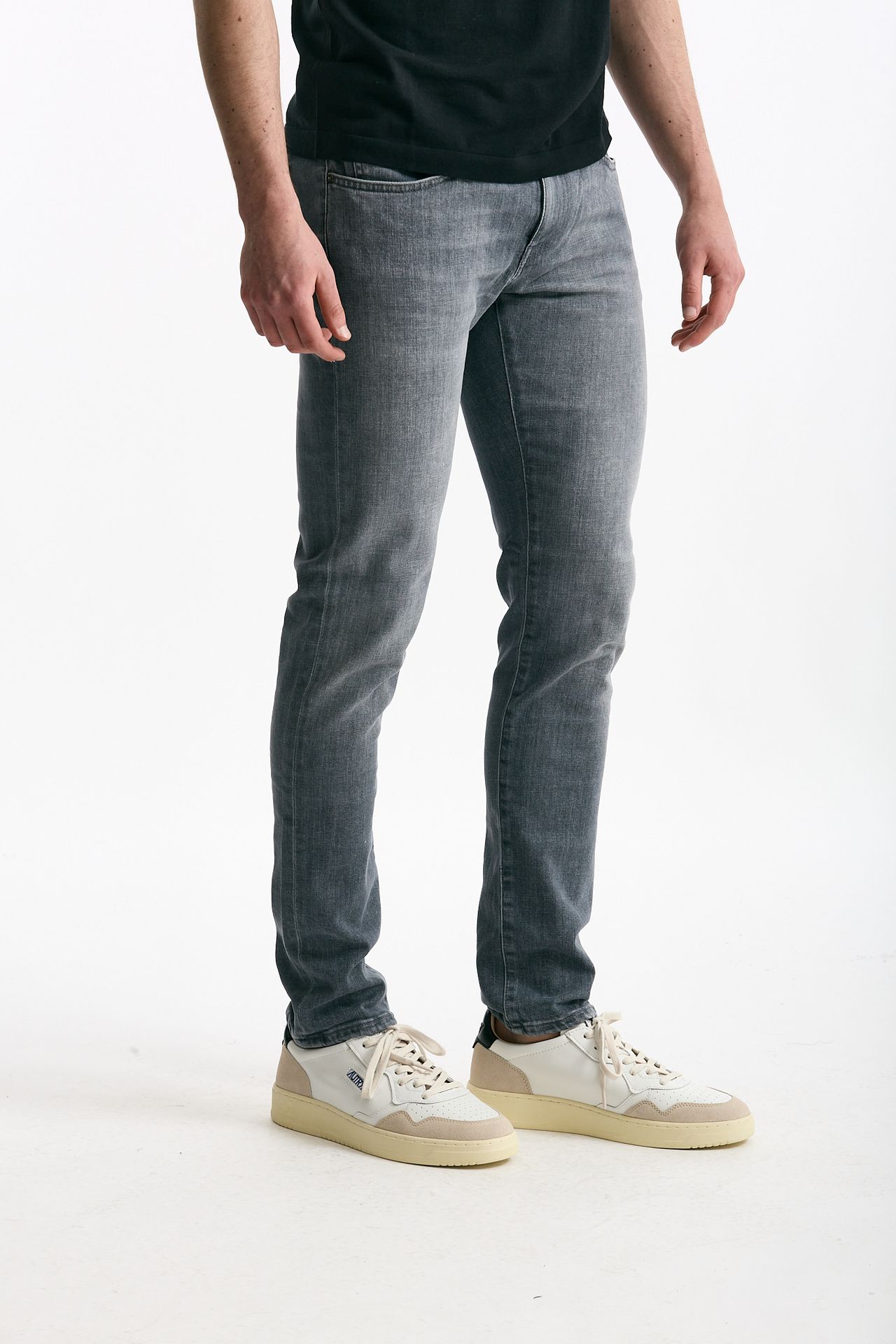 Jeans SWING stone washed grigio uomo Pt torino - 1