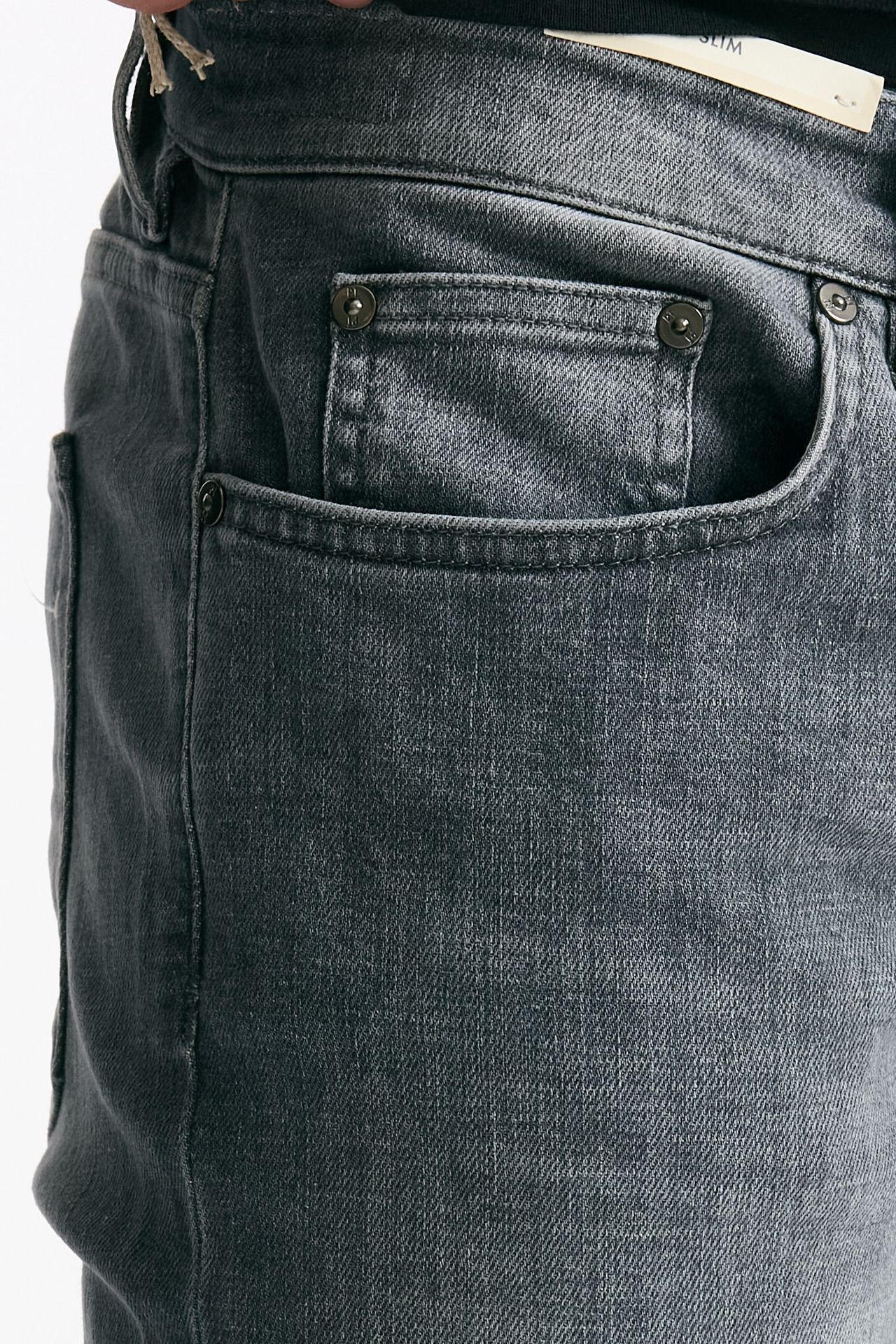 Jeans SWING stone washed grigio uomo Pt torino - 7