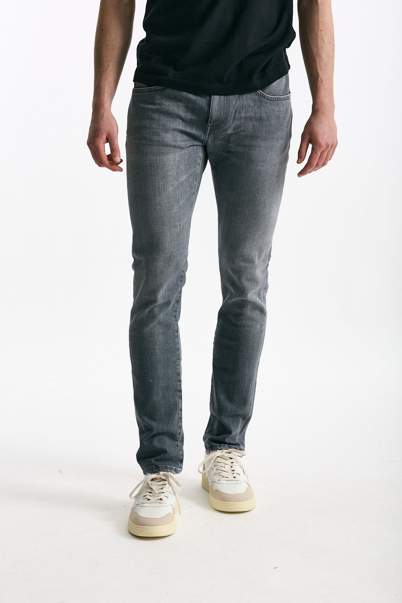 Jeans SWING stone washed grigio uomo Pt torino - 2