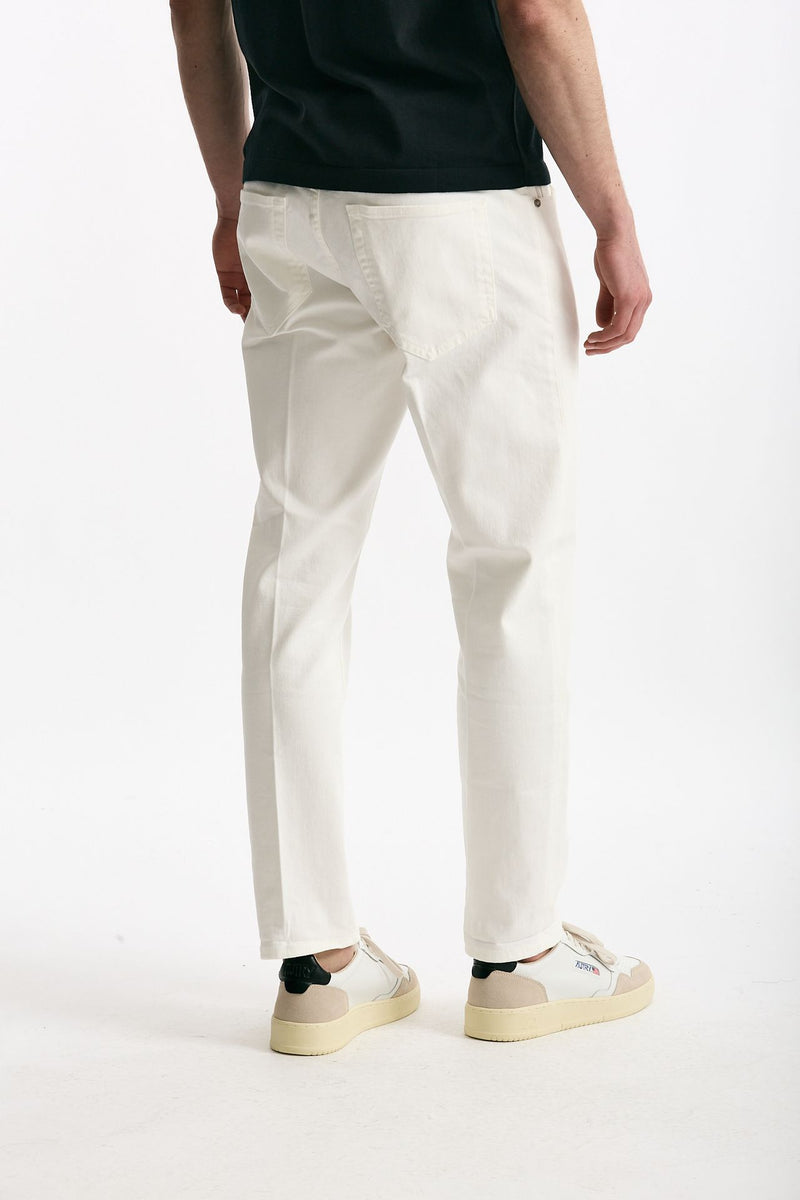 Jeans REGGAE bianco in cotone stretch uomo Pt torino - 4
