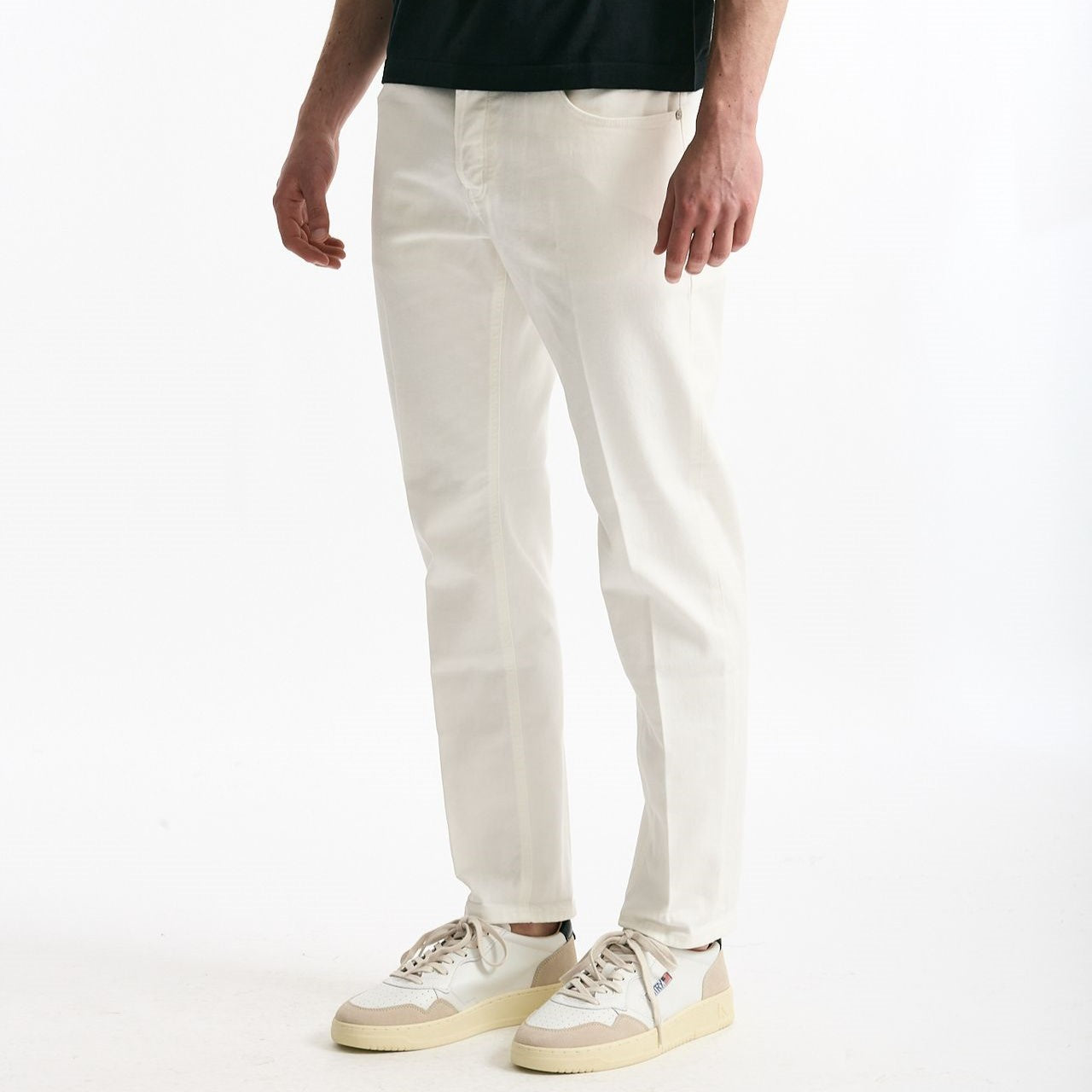 Jeans REGGAE bianco in cotone stretch uomo Pt torino - 8