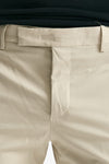 Pantalone EDGE- DIECI in cotone raso stretch panna uomo Pt torino - 5