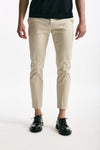 Pantalone EDGE- DIECI in cotone raso stretch panna uomo Pt torino - 3