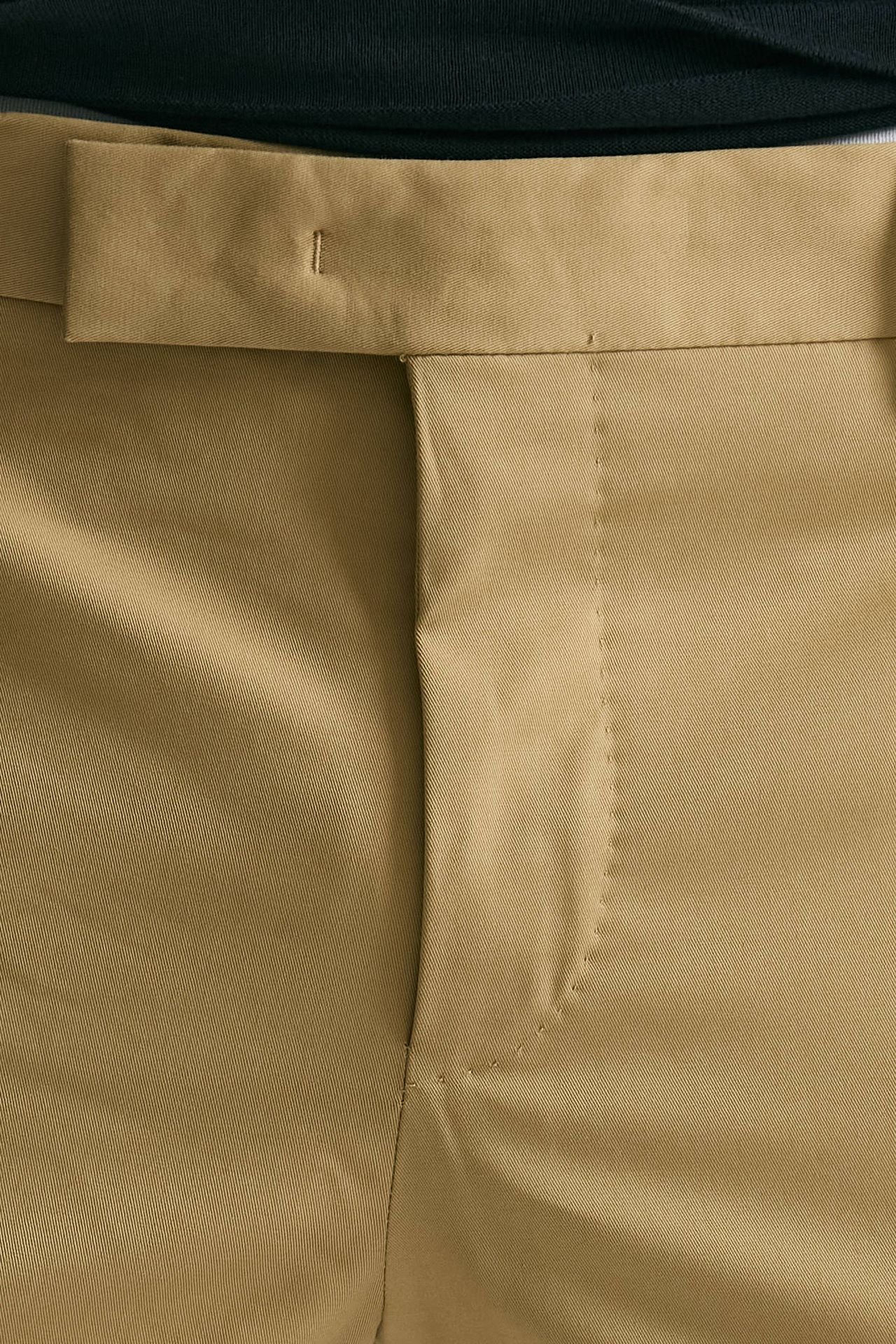 Pantalone EDGE-DIECI in cotone raso stretch cammello uomo Pt torino - 5