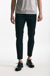 Pantalone EDGE-DIECI in cotone raso stretch blu uomo Pt torino - 1