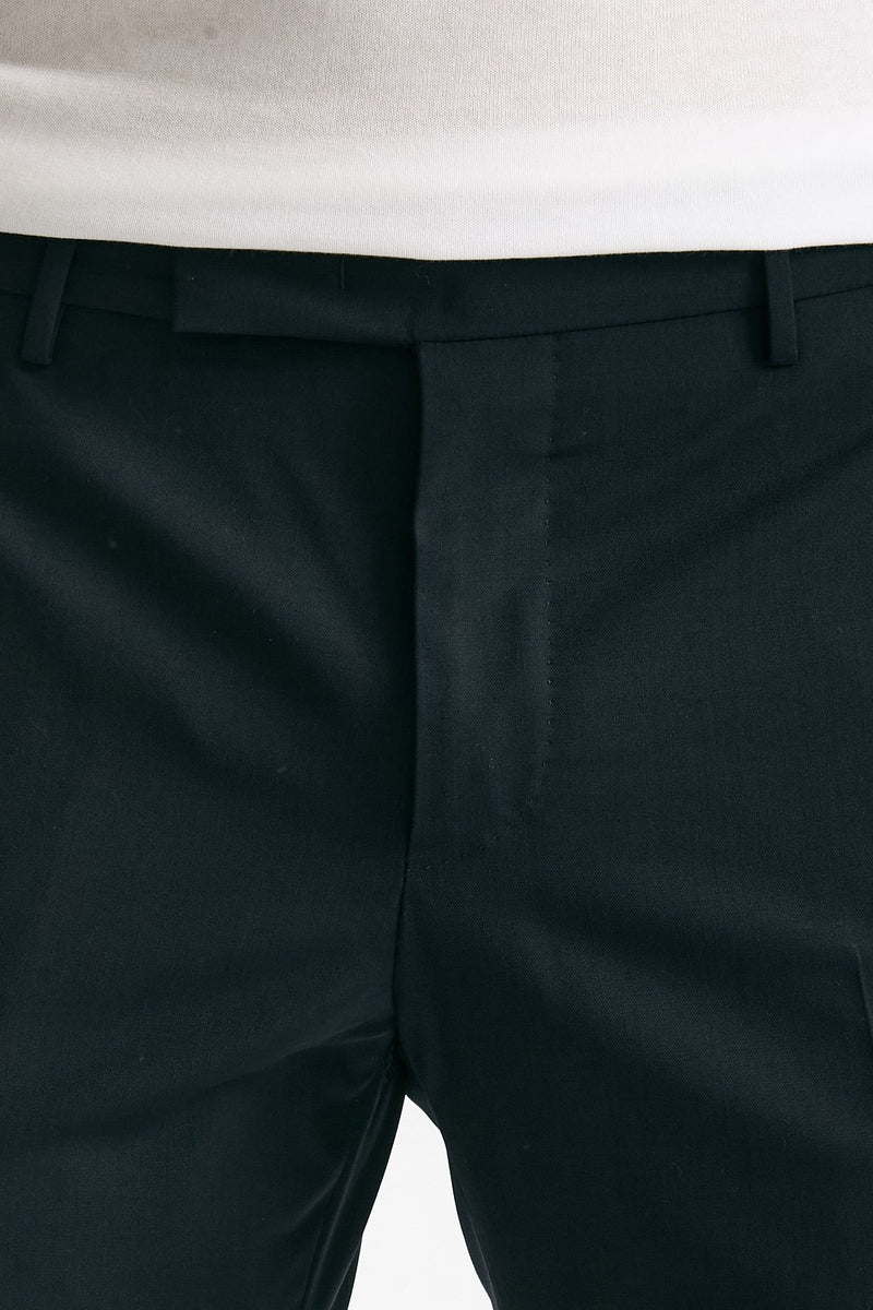 Pantalone EDGE- DIECI in lana stretch blu uomo Pt torino - 5