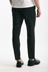 Pantalone EDGE- DIECI in lana stretch grigio antracite uomo Pt torino - 3