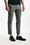 Pantalone EDGE- DIECI in lana stretch grigio chiaro uomo Pt torino - 3