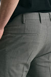 Pantalone EDGE- DIECI in lana stretch grigio chiaro uomo Pt torino - 7