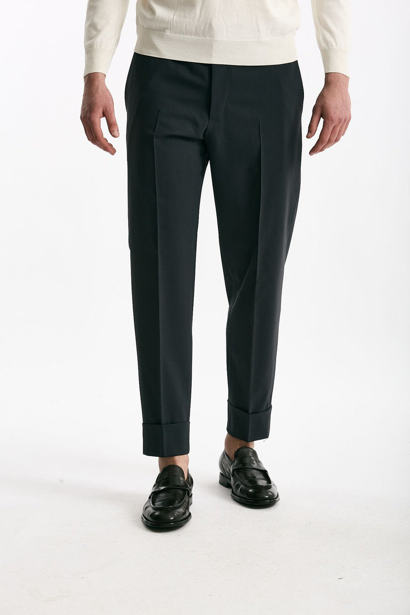Pantalone EDGE-CLUB in lana stretch grigio uomo Pt torino - 2