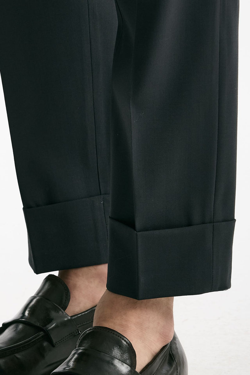 Pantalone EDGE-CLUB in lana stretch grigio uomo Pt torino - 8