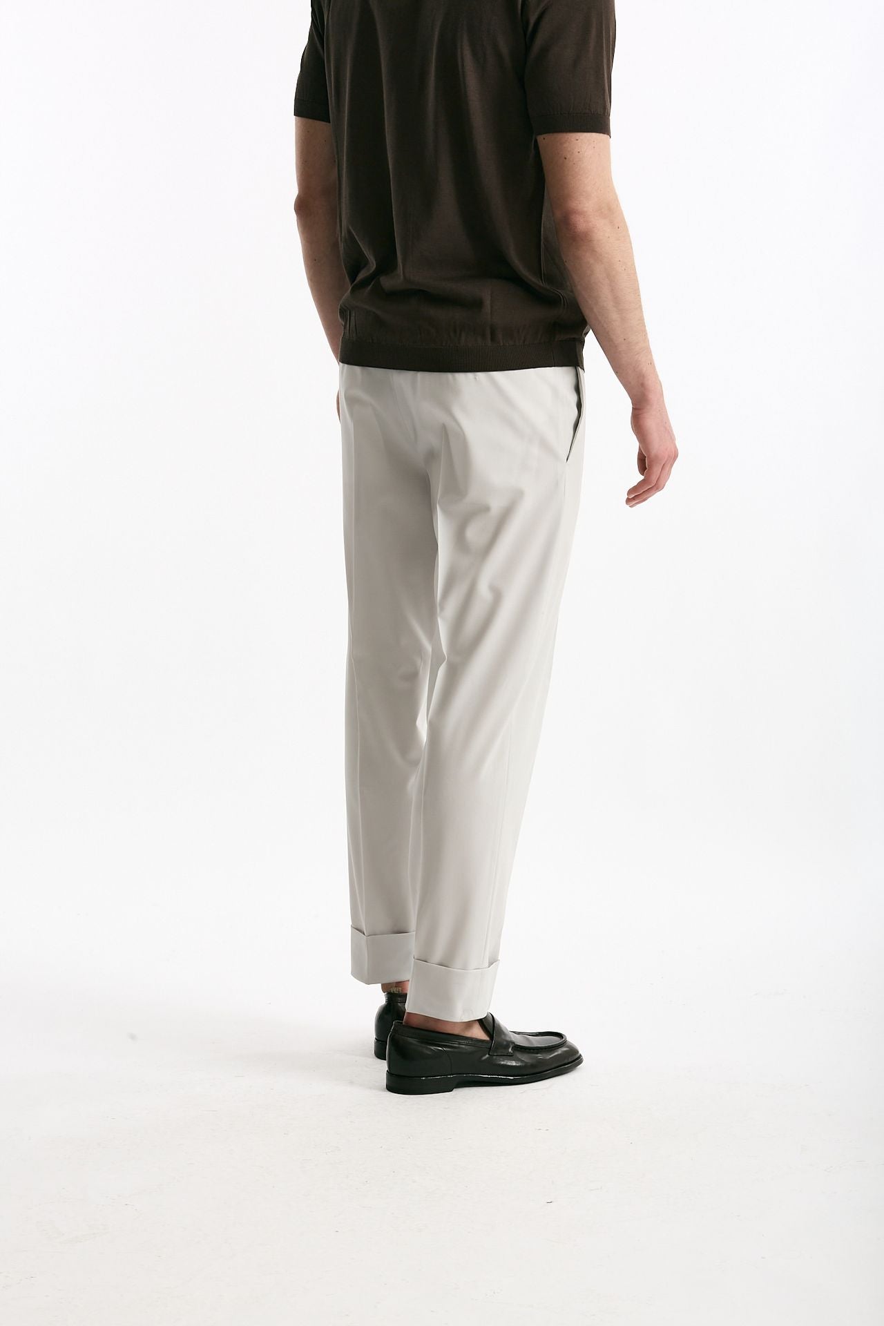 Pantalone EDGE-CLUB in lana stretch ghiaccio uomo Pt torino - 3