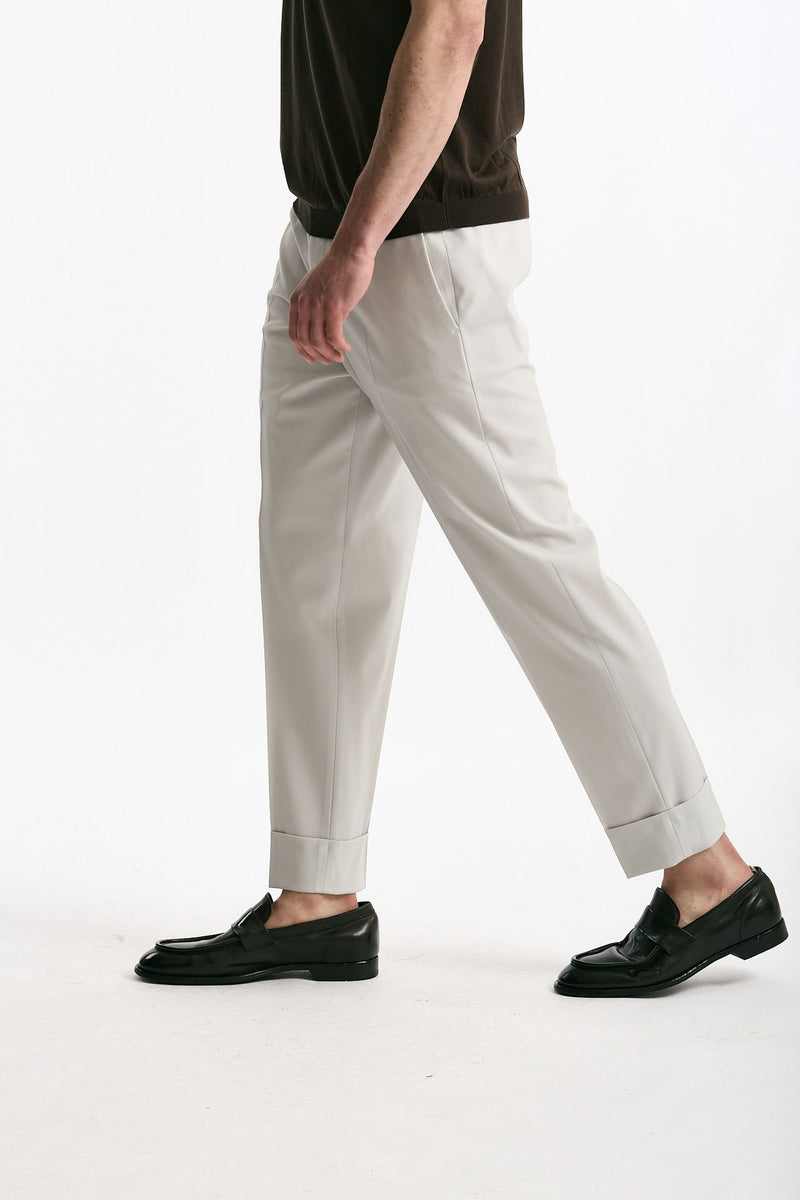 Pantalone EDGE-CLUB in lana stretch ghiaccio uomo Pt torino - 4