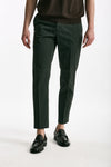 Pantalone EDGE-REBEL in cotone stretch verde uomo Pt torino - 1