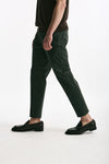 Pantalone EDGE-REBEL in cotone stretch verde uomo Pt torino - 4