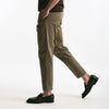 Pantalone EDGE-REBEL in cotone stretch cammello uomo Pt torino - 8