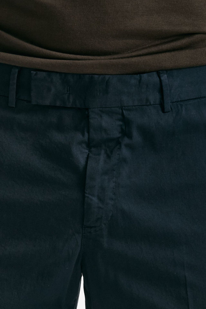 Pantalone EDGE-REBEL in cotone stretch blu uomo Pt torino - 5