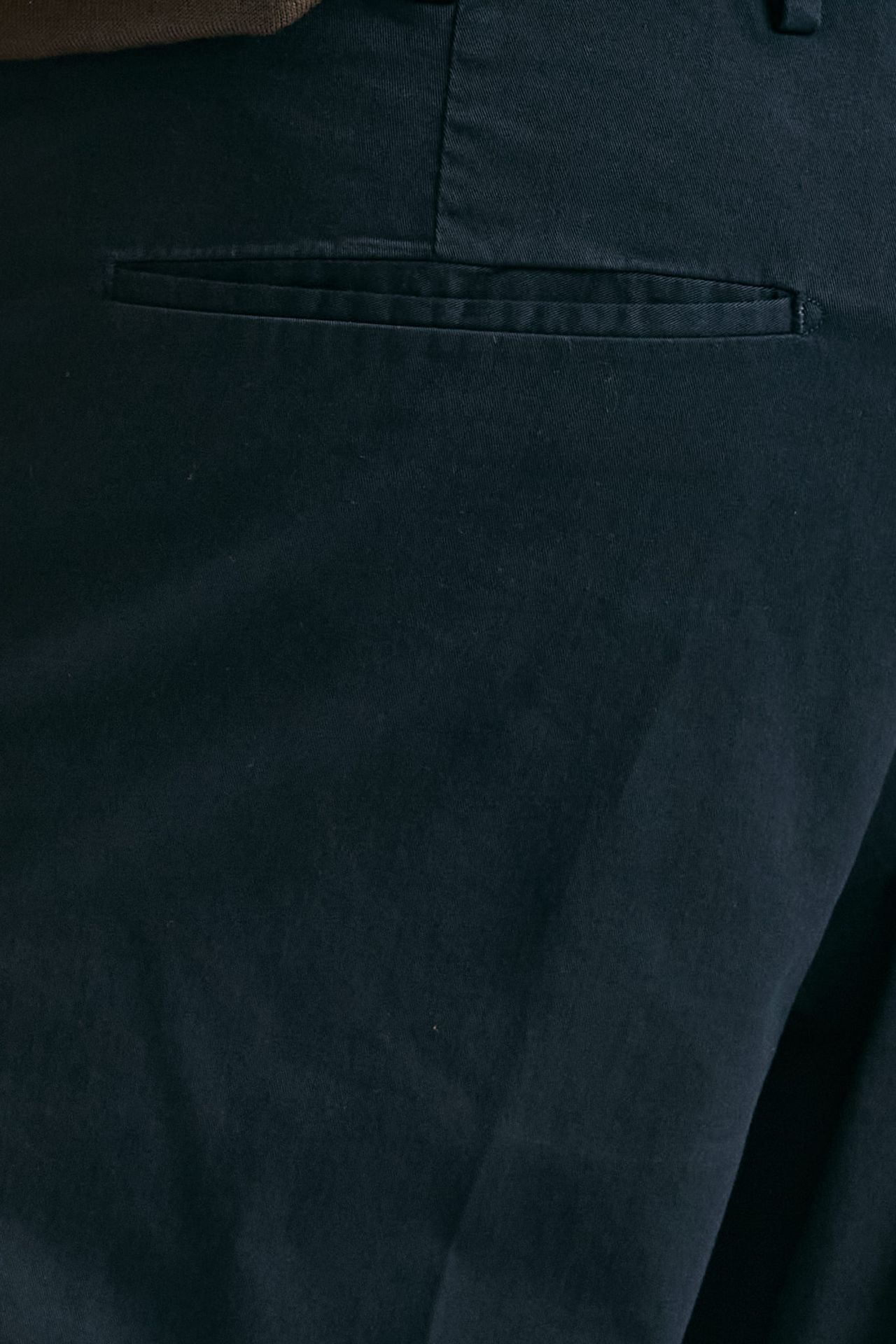 Pantalone EDGE-REBEL in cotone stretch blu uomo Pt torino - 7