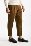 Pantalone REWORKED- CARROT in lino e cotone bruciato uomo Pt torino - 3