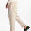 Pantalone REWORKED- CARROT in lino e cotone panna uomo Pt torino - 9