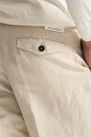 Pantalone REWORKED- CARROT in lino e cotone panna uomo Pt torino - 8