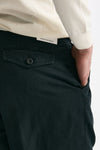 Pantalone REWORKED- CARROT in lino e cotone blu uomo Pt torino - 7