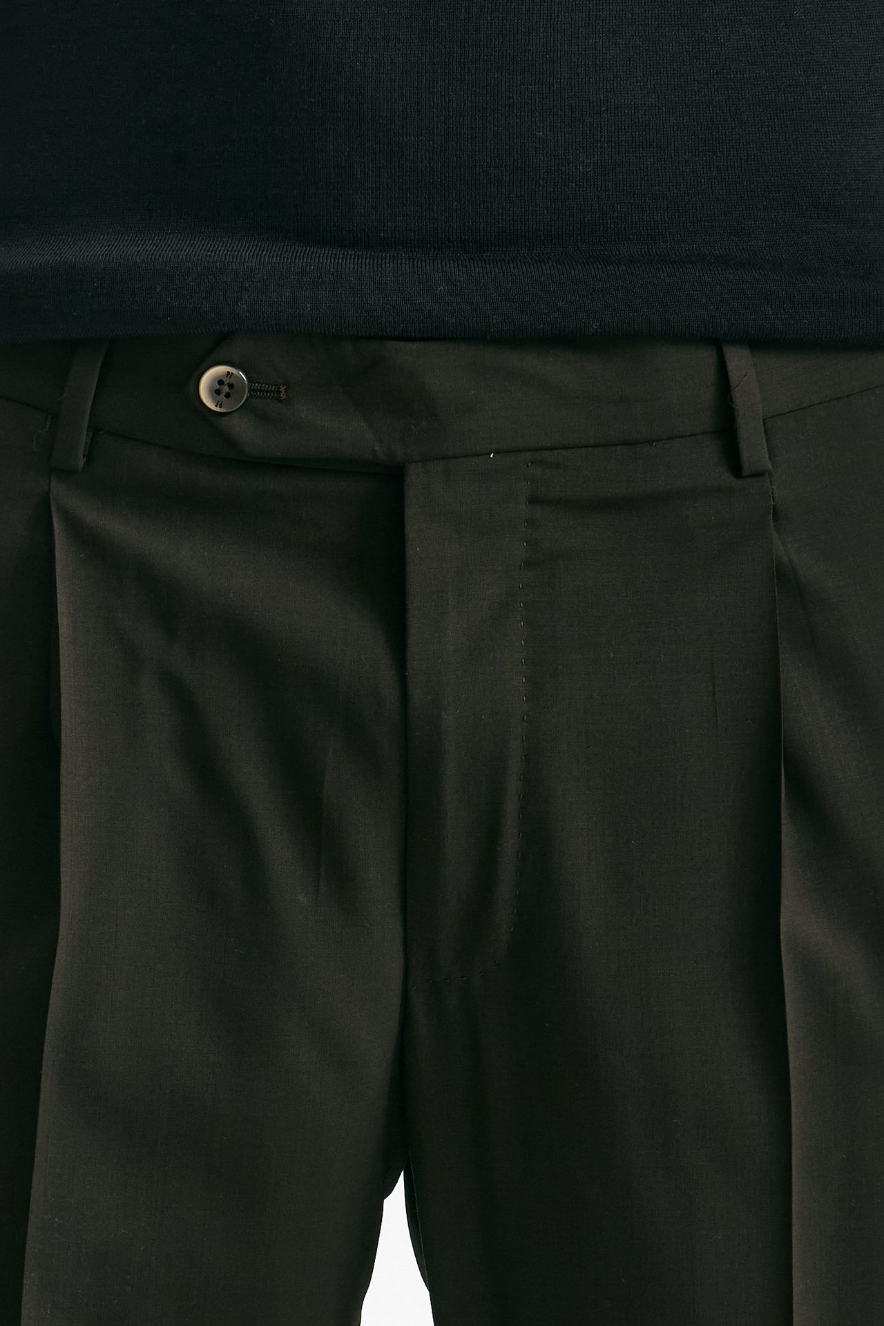 Pantalone in lana ferma UNION marrone uomo Pt torino - 5