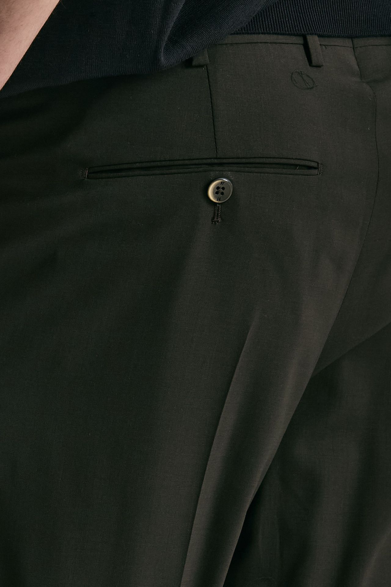 Pantalone in lana ferma UNION marrone uomo Pt torino - 7