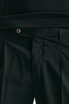 Pantalone in lana ferma UNION nero uomo Pt torino - 5
